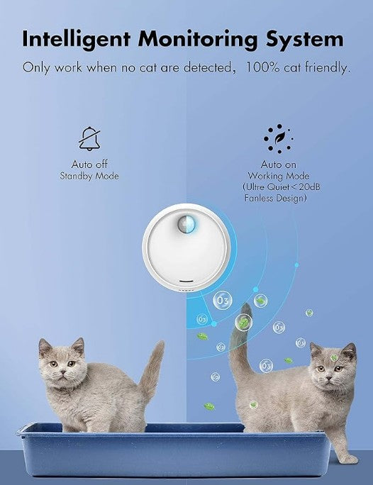 Deodorizer-air purifier for animal toilets ODORMUN