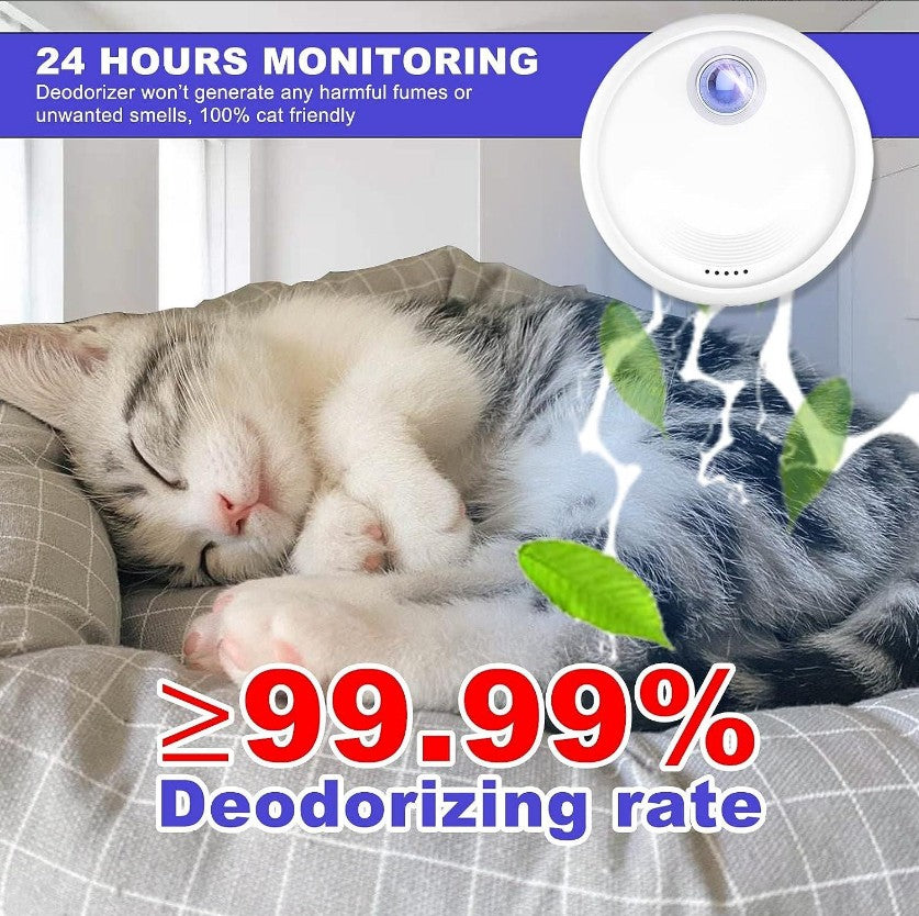 Clean air - your pets will feel better about themselves  Odormun