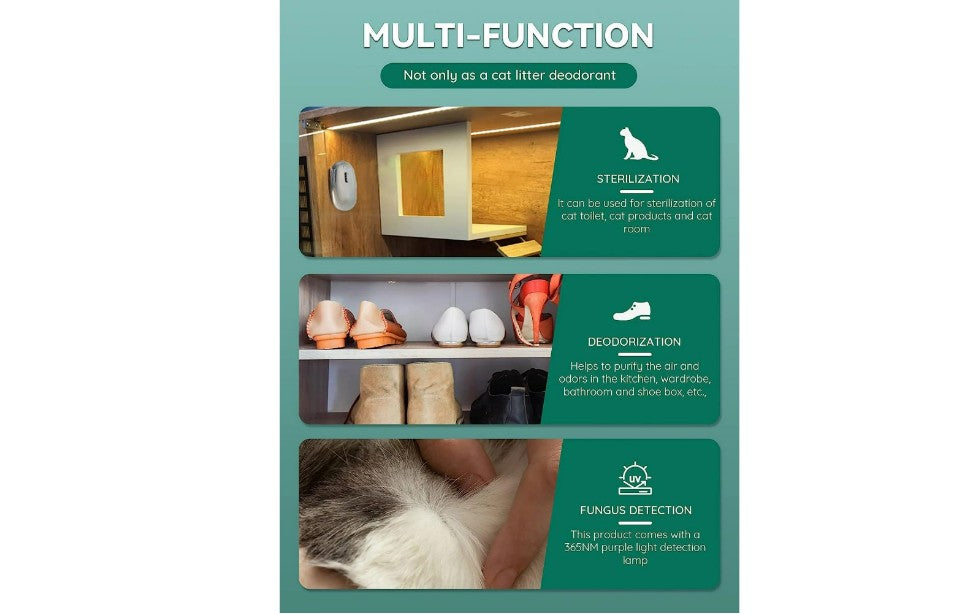 clean air for the litter box of cats and dogs Odormun