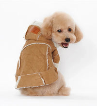 Pet fashion inspo ideas Winter Dog Jacket Pet clothes Red Yellow Brown