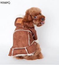 Pet fashion inspo ideas Winter Dog Jacket Pet clothes Red Yellow Brown