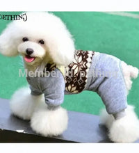 Pet dog clothing Winter warm fleece overalls for dogs and cats